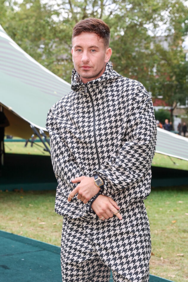 Barry Keoghan attends the Burberry Spring Summer 2024 show during London Fashion September 2023