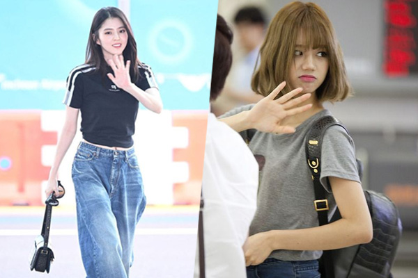Han So hee Hyeri airport fashion